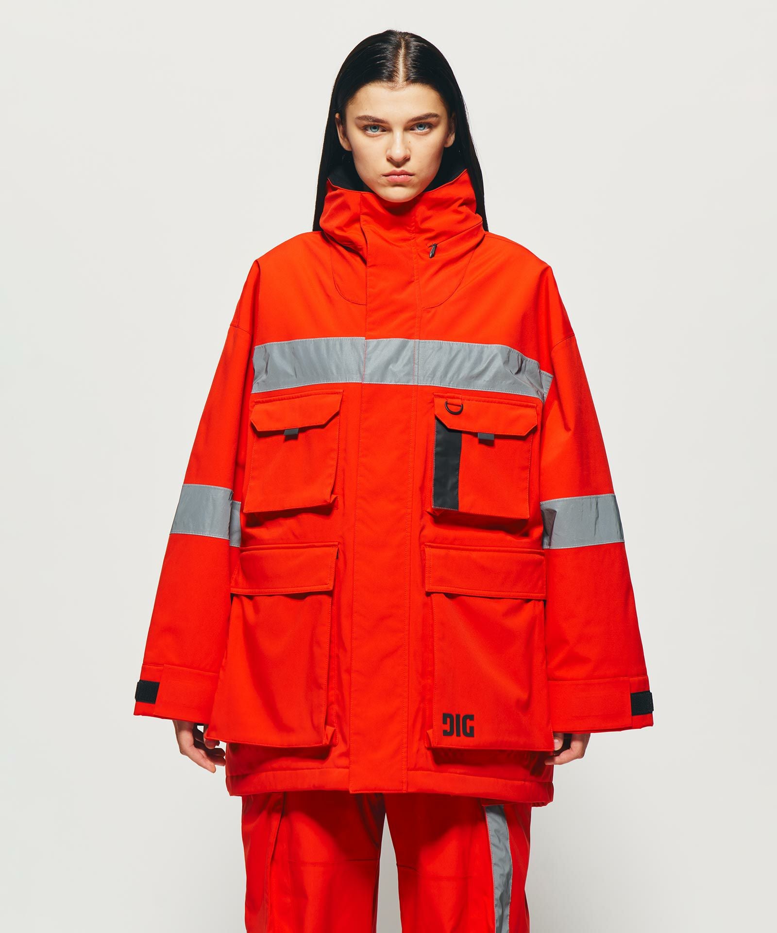 SECRET EMBER FIREMAN JACKET｛M-JK-01｝【[02]RED】 | DIG公式