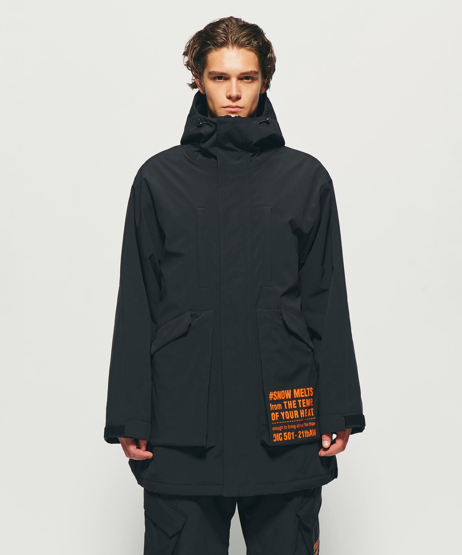 THERMAL BORDER COAT｛L-JK-01｝【[01]BLACK】 | DIG公式オンライン