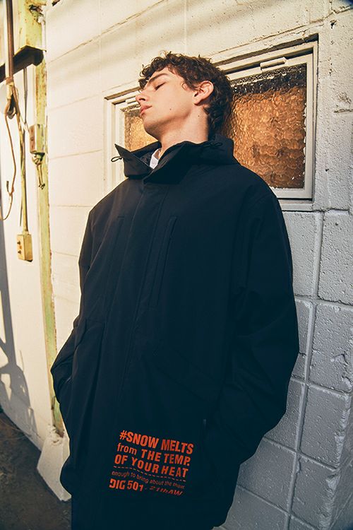 THERMAL BORDER COAT｛L-JK-01｝【[01]BLACK】 | DIG公式オンライン