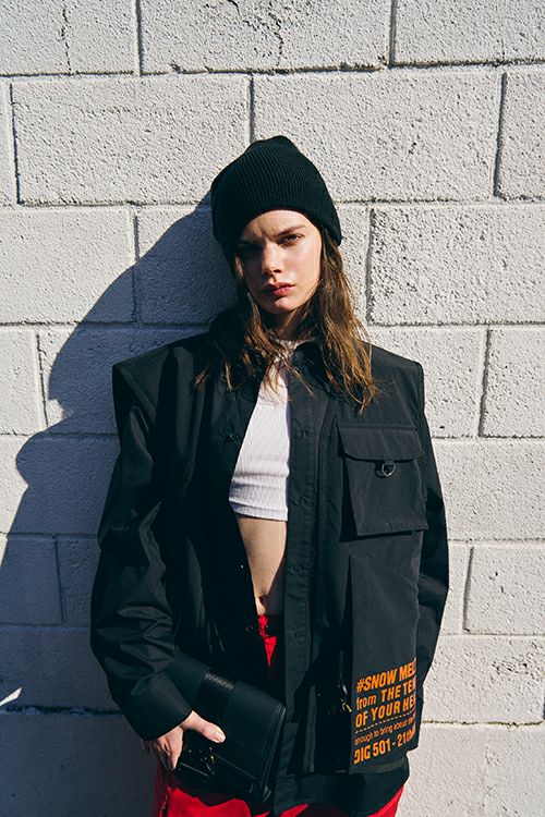 OVERSIZED COVERED VEST｛M-JK-04｝【[01]BLACK】 | DIG公式オンライン