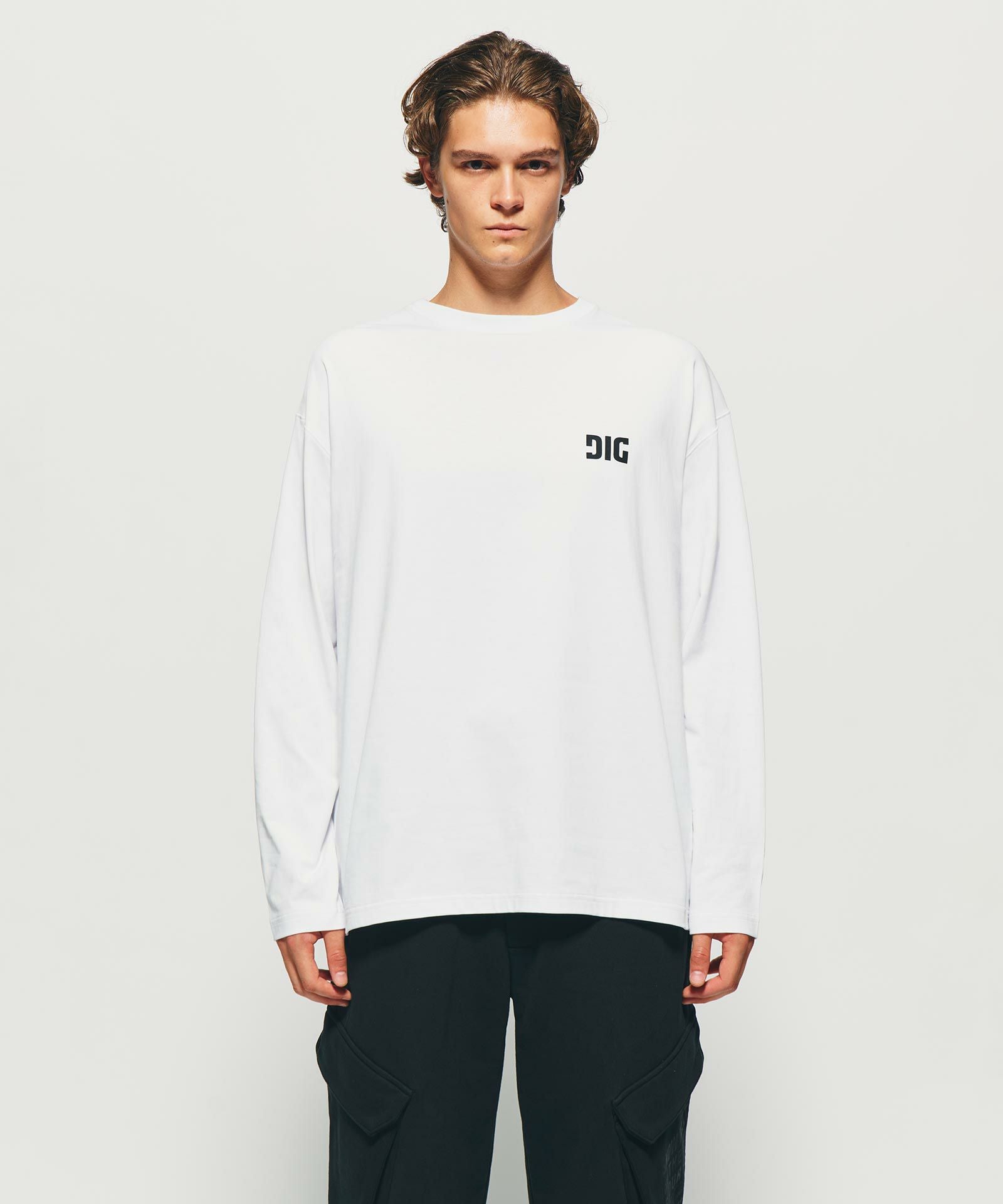 DIG SIGNATURE LOGO T-SHIRT｛CT-02｝【[02]WHITE】 | DIG公式