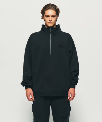 DIG SIGNATURE EMBROIDERED LOGO HOODIE｛CT-07｝【[01]BLACK】 | DIG 