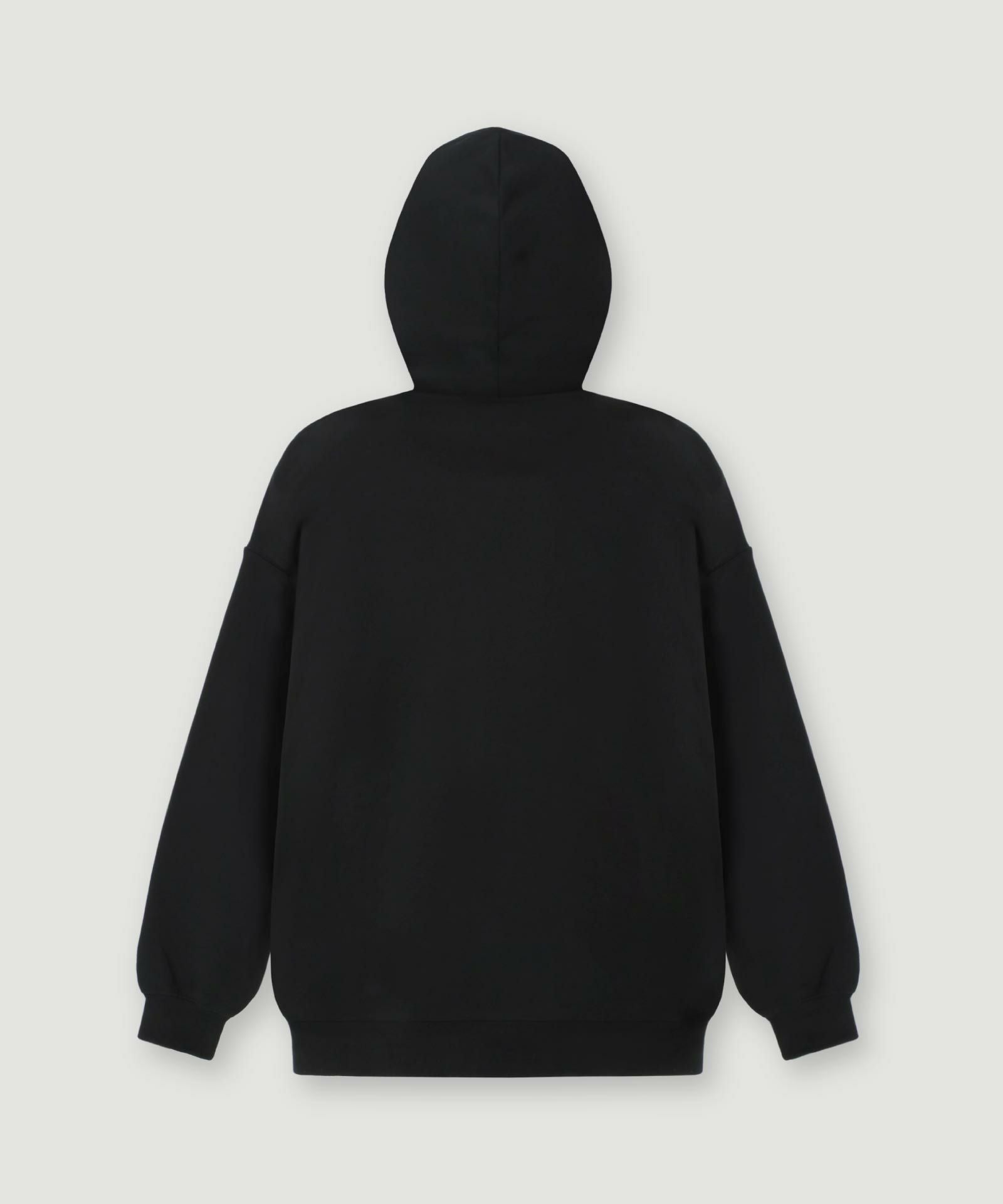 DIG SIGNATURE EMBROIDERED LOGO HOODIE｛CT-07｝【[01]BLACK】 | DIG